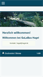 Mobile Screenshot of hagel.de